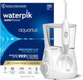 Waterpik Aquarius Water Flosser - Electric Dental Care Device with 10 Settings & 7 Tips - ADA Accepted, White WP-660