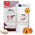 New Zealand Grass Fed Ethically-Sourced Beef Tallow for Skin– Stick with Vitamin E, Raw Honey, Olive Oil – Premium Ingredients & Cruelty-Free Tallow Face Moisturizer, Longevity & Firming (1.06 oz)