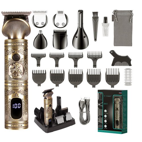 Beard Trimmer for Men,Cordless Hair Clipper,Electric Razor Shavers for Men,All in One Waterproof Mens Grooming Kit for Head Mustache Face Nose Ear Body Hair, with Storage Bag and Stand Holder,Gifts