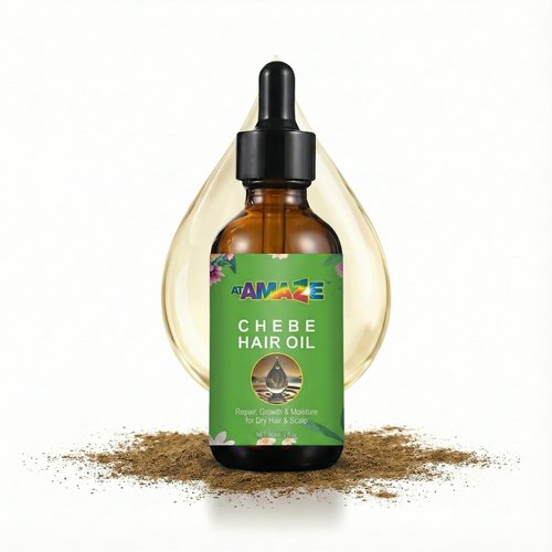 ATAMAZE Chebe Oil for Hair Growth, 60 ml - Chebe Hair Oils, Natural Hair Growth Oil for Stronger, Longer, Thicker Hair, only natural ingredients
