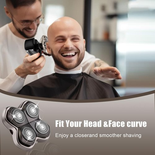Shaver Replacement Heads Compatible with Skull Head Shaver, Replacement Blade for Pitbull, Butter flykiss pro & Palm for Bald Men 2 Pack