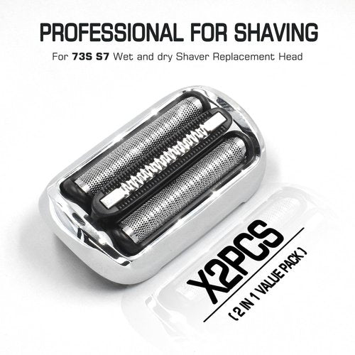 Braun S7 73S 360 Replacement Head Foil & Cutters - Compatible with Series 7 Electric Shavers