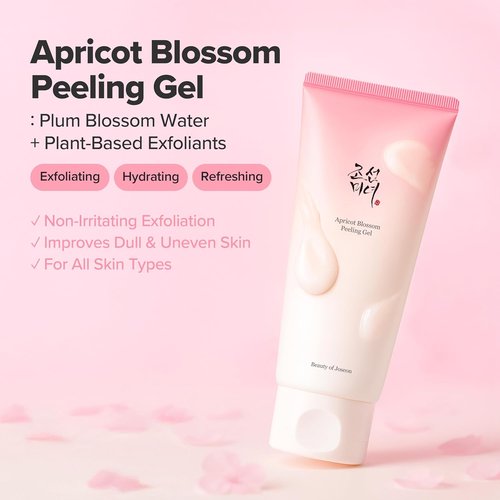 Beauty of Joseon Apricot Blossom Peeling Gel - Gentle Exfoliating Scrub for All Skin Types | 100ml