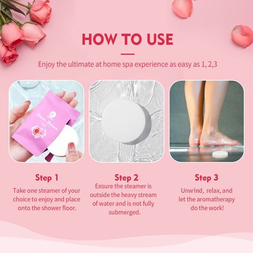 Shower Steamers Aromatherapy Birthday Gifts for Women Men, 24-Pack Stress Relief Organic Shower Bombs with Essential Oil, Valentine's Day Mother's Day Spa Gifts for Mom Wife Friends Teen Girls