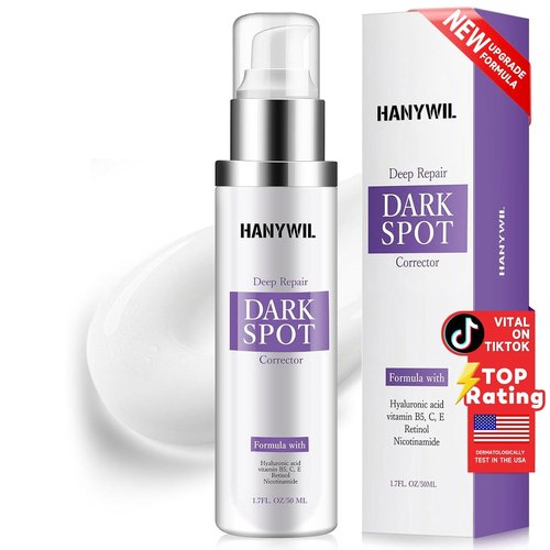 HANYWIL Dark Spot Remover Serum - Retinol & Niacinamide Treatment for Melasma & Hyperpigmentation | 1.7 Fl Oz