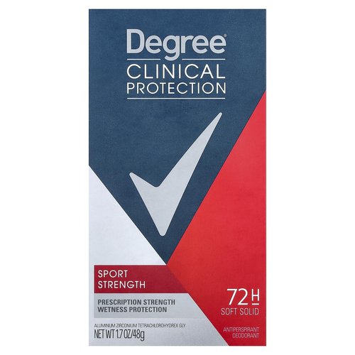 DEGREE Men Clinical Protection Sport Strength Antiperspirant & Deodorant, 1.7 Ounce, Pack of 3 (Packaging may vary)