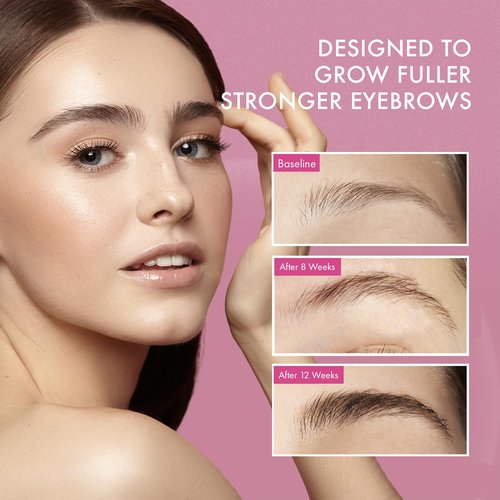 Blooskim Eyebrow Growth Serum for Women & Men – Natural Brow Enhancing Serum to Grow Thicker, Fuller Brows Fast – Nourishing Eyebrow Hair Growth