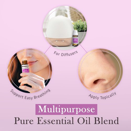 Pranarom - Organic Sinus Formula Essential Oil Blend for Wellness | 15ml Aromatherapy