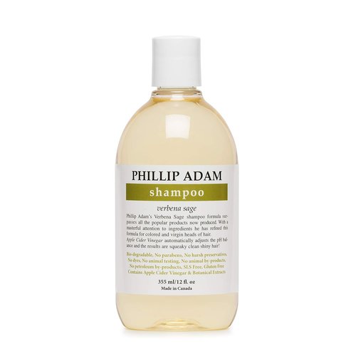 Phillip Adam Verbena Sage Shampoo - Sulfate & Paraben Free for Shiny Hair - 12 Fl Oz