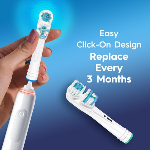 FEUP Dual Clean Replacement Brush Heads Compatible with Oral B Vitality Series Electric Toothbrush.8 Count