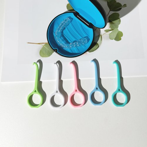 Maoerdental 20PCS Aligner Remover Tool,5 Colors Clear Aligner Removal Tool for Invisalign Removable Retainers, Aligners,Braces Removal Kit