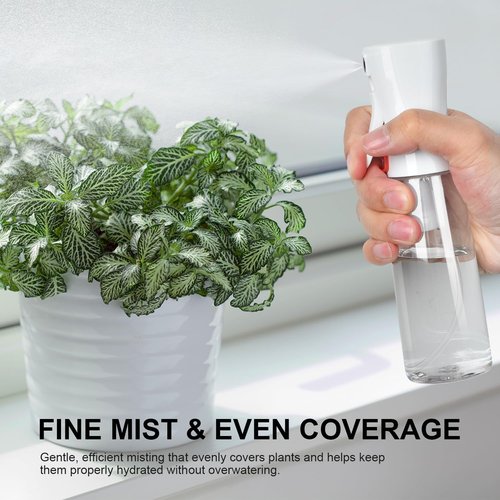 Continuous Spray Bottle for Hair by [Brand Name] - Fine Mist Water Mister | Eco-Friendly 6.1 OZ Misting Sprayer - Perfect for Styling, Cleaning & More - 2 Pack