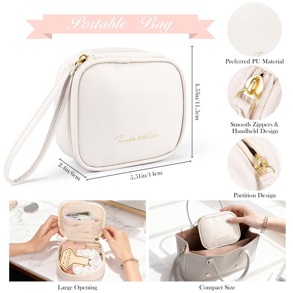 Women's Wedding Emergency Kit for Bride, Bridal Emergency Kit for Wedding Day, Weddings Personal Care Survival Set, Must-Have 40+ Essentials Items Daily Women Travel Kit with Makeup Bag for Team Bride