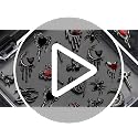Halloween Nail Charms 30pcs Gothic Metal Decorations for Acrylic Nails