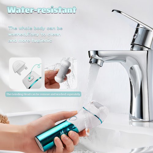 Electric Feet Callus Remover Foot File Electric Callus Remover Feet Portable Professional Pedi Feet Care for Dead Skin Callous Remover Tool 2 Speed Waterproof Pedicure Foot File Kit 5688Blue
