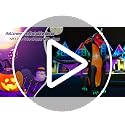 12FT Halloween Inflatable Fire & Ice Dragon Outdoor Decoration with LED Lights