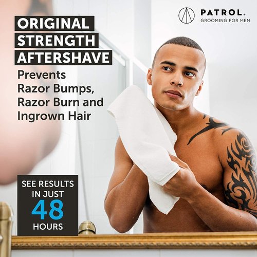 Bump Patrol Original Formula Aftershave Treatment Serum – Razor Bump Stopper and Ingrown Hair Treatment for Men and Women, Ingrown Hair Serum with Salicylic Acid - 4 oz (Pack of 1)