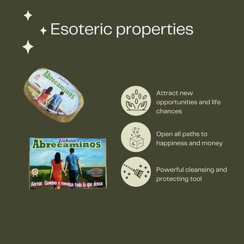 Road Opener bar soap, Jabon Abre Caminos, use it to attract new opportunities in life, jabon esoterico