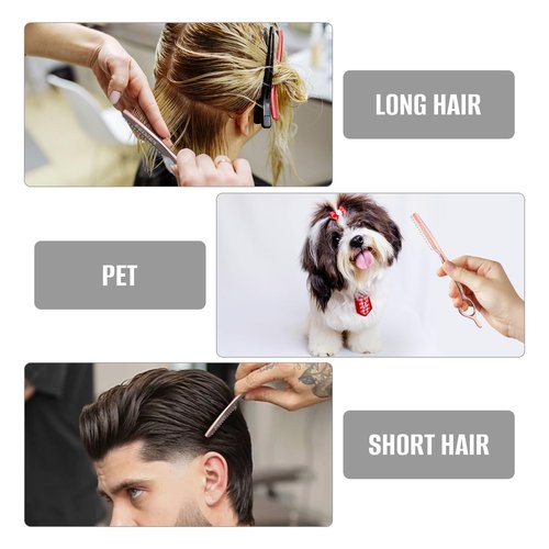 FEISIER Hair Razors for Cutting Hair, Professional Styling Texturizing Razor, Stainless Steel Thinning Razor Kit with 10 Replacement Blades, Premium Texture Cutting Razor for Salon and Home