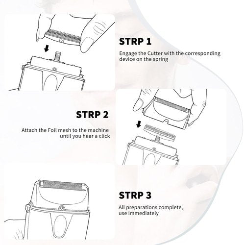 BaBylissPRO Replacement Foil & Cutter - Compatible UVFoil for Smooth Shaving | Black