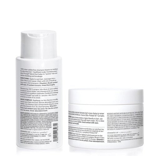 COLOR WOW Cleanse & Quench Wash Day Duo for Curly Hair - 100% Clean Shampoo & Lubricating Conditioner