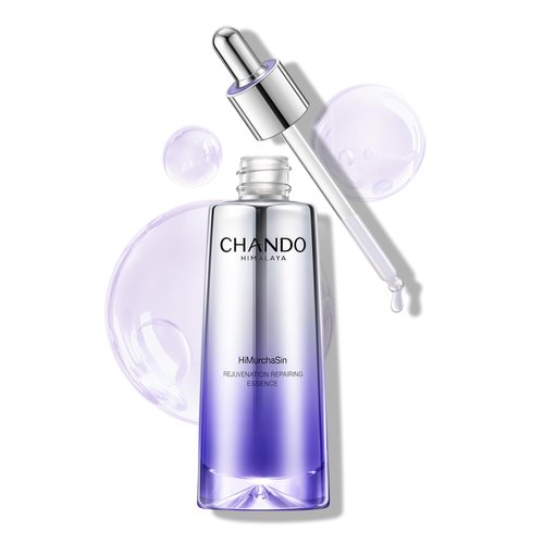 CHANDO HIMALAYA Advanced Repair Face Serum (50mL/1.69oz) - Anti Aging Hydrating Essence with Rose Extract & Hyaluronic Acid & Peptide for Renew Resurfacing, Visibly Hydrates & Plumps Skin
