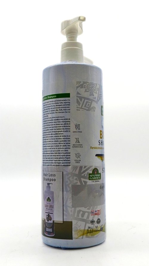 Spanish Garden | Hair Strengthening Biotin Shampoo & Conditioner Set, 2 Pound (Pack of 1), White