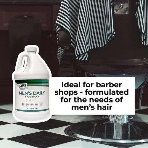 Skiennix Men's Gallon Shampoo - Moisturizing & Hydrating for Sensitive Scalp - Paraben Free, Vegan (128 Fl Oz)