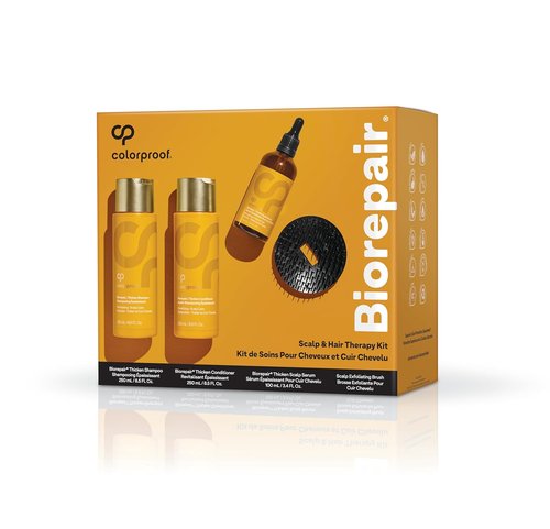 Colorproof Biorepair Hair Therapy Kit - Thicken Scalp & Hair with Shampoo, Conditioner & Serum (8.5 Fl. Oz. Each)
