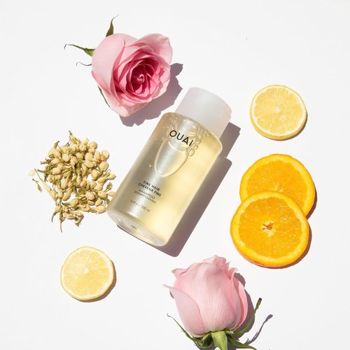 OUAI Fine Hair Shampoo - Travel Size Biotin Thickening Shampoo for Flat, Thin Hair - Volumizing & Strengthening Formula, 3 Oz