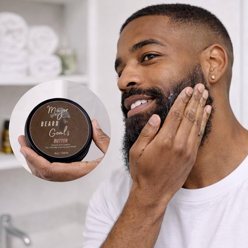 Beard Butter for Men - Leave-In Softener with Jamaican Black Castor Oil & Biotin - 4oz
