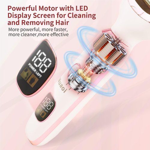 Electric Razors Shaver for Women - 5 in 1 Womens Electric Razor Bikini Trimmer for Women and Wet/Dry and Rechargeable Lady Shaver Razors for Nose Hair Face Eyebrow Arms Legs Armpit Pubic Area