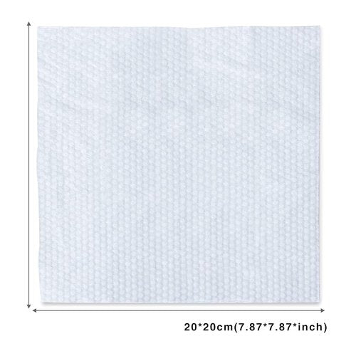 Soft Dry Wipes Cotton Facial Tissues, 600 Count Disposable Face Towels, Cotton Face Towel for Sensitive Skin, Facial Cleansing, Makeup Removing, Surface Cleaning