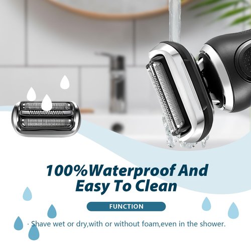 2P 73S Replacement Shaver heads Compatible with Series 7 Replacement Head,suitable for 7020, 7027, 7071, 7075, 7085.