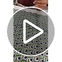 Ridhi Green 60x60 Inch Cotton Square Tablecloth - Hand Block Print, Fall & Holiday Decor