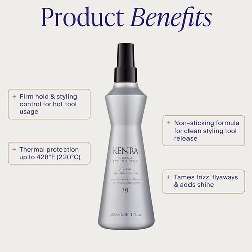 Kenra Thermal Styling Spray 19 - Ultimate Heat Protection Spray for All Hair Types