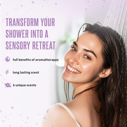 GOSSBY Mothers Day Gift - Shower Steamers Aromatherapy - Christmas, Birthday Gift for Women, Mom, Wife, Friend, Sister - Self Care Stress Relief Relaxation Home Spa - Natural Essential Oils (6 Pcs)