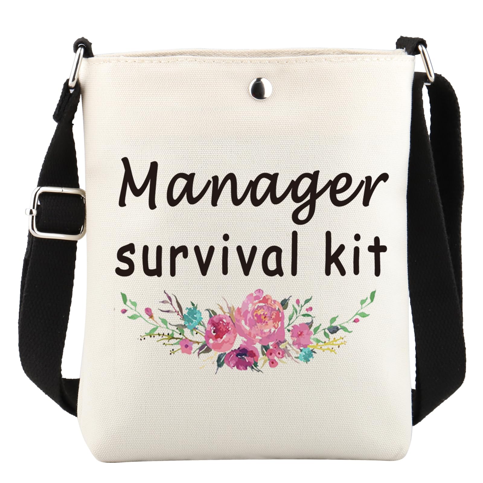 WCGXKO Manager Survival Kit Zipper Pouch Makeup Bag for Leader Manager Coworker (Manager XK)