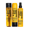 MATRIX A Curl Can Dream Shampoo, Conditioner & Spray Set - Weightless Moisture for Wavy Hair | Frizz Control with Manuka Honey & Rose Water