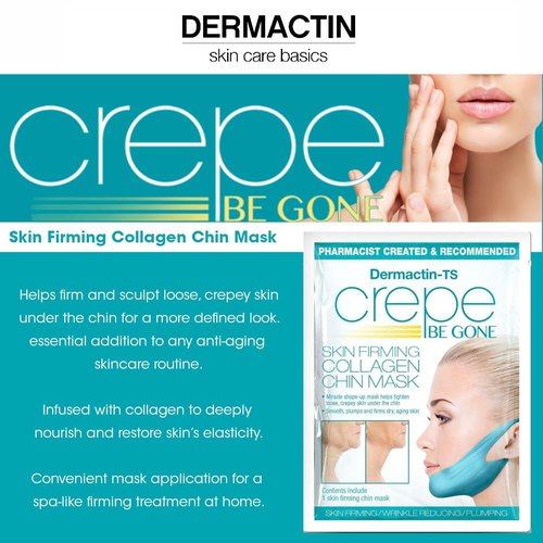 Dermactin-TS Collagen Chin Mask - Skin Firming Treatment | 0.35 Ounce Packette