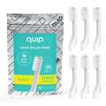 quip Sonic Toothbrush Replacement Heads for Adults - 6 Pack - Verified quip Standard Brush Head Refills for Electric Toothbrushes - Soft Bristles, Compact & Flexible - Last 3 Months Each