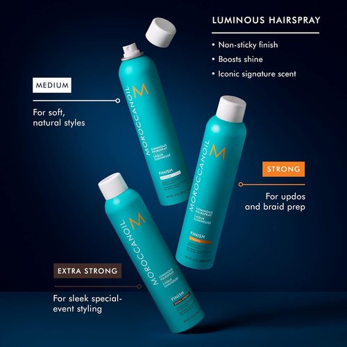 Moroccanoil Luminous Hairspray - Extra Strong Hold for All-Day Shine | 10 oz