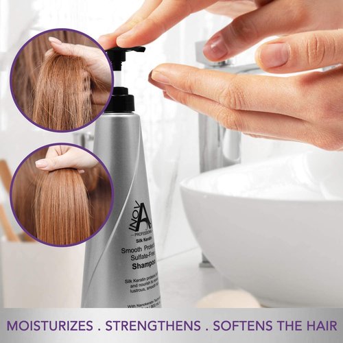 Inova Professional Silk Keratin Smooth Protection Sulfate-Free Shampoo, 320 ML (11)