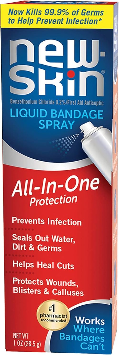 NEW-SKIN Hypoallergenic Liquid Bandages - Sensitive Skin Formula for Minor Cuts & Scrapes, 0.3oz
