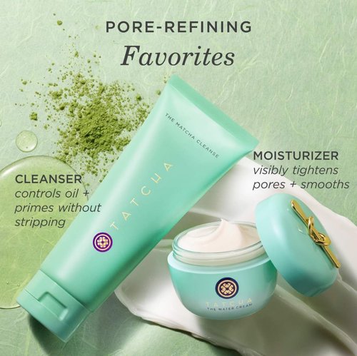 TATCHA The Water Cream | Cream Moisturizer for Face, Optimal Hydration For Pure Poreless Skin | Travel Size | 15 ml