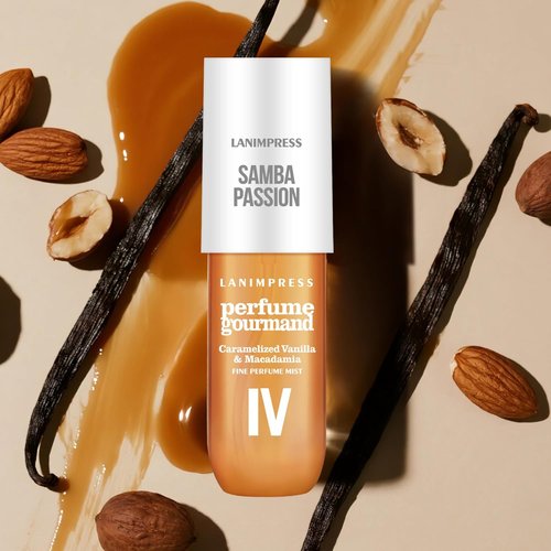 Regine Switzerland Hair Mist & Body Spray - Sweet Amber Gourmet Perfume | Travel Size 3 FL OZ