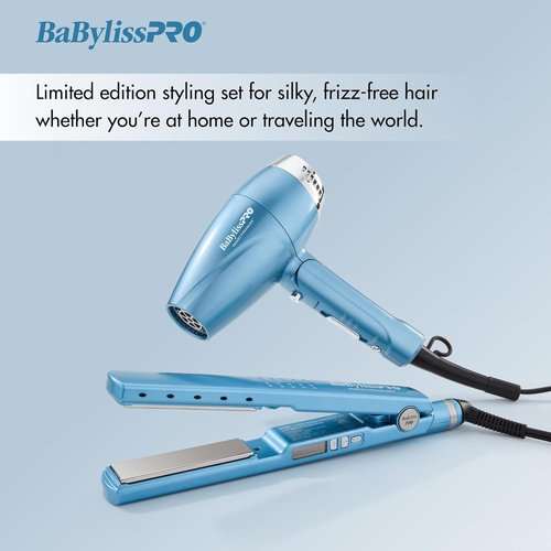 BaBylissPRO 1 1/4" Digital Ionic Flat Iron - Versatile Hair Straightener with Shorter Plates