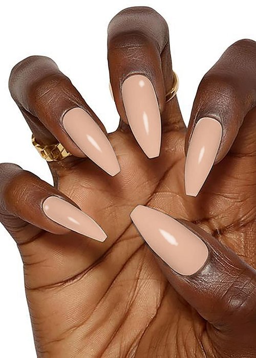 Dip Powder Nude Pink Color, 2 Ounce/ 56 Gram, AMAZDIP Dipping Powder Nail System for French Nail Art Design Salon/DIY at Home