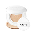 Amuse SEOUL Ceramic Skin Perfector Cushion Foundation (02 HEALTHY) | Long-lasting, Lightweight, Semi-matte, Flawless Coverage, Hypoallergenic, Vegan, Korean Beauty (15g / 0.52oz.)