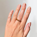 Glamnetic x GLAMZILLA Press On Nails - Salon Quality Short Squoval Nude Nails | 30-Piece Kit with Glue, 15 Sizes